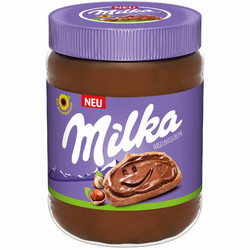 Видове Млечен Milka течен шоколад 350 гр